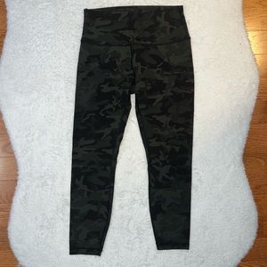 Lululemon Wunder Under High-Rise Tight 25" Full-On Luxtreme Incognito Camo Green